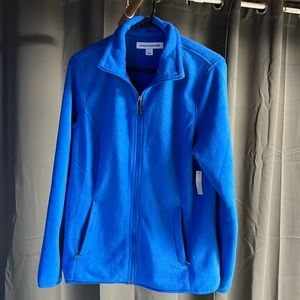 Blue Fleece Zip Jacket
